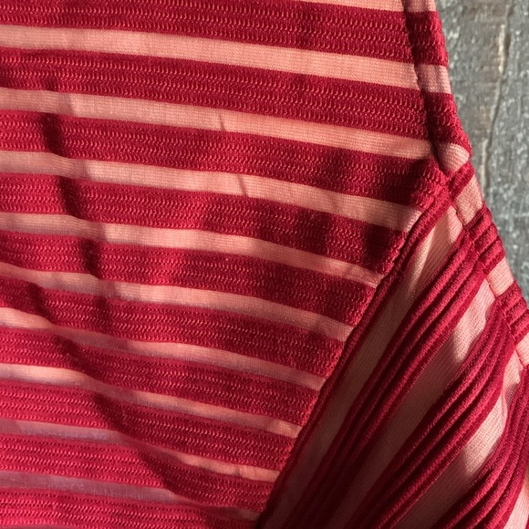 Torrid women’s size 4 top red tan lining sleeveless size 4x boho office party - Picture 7 of 13